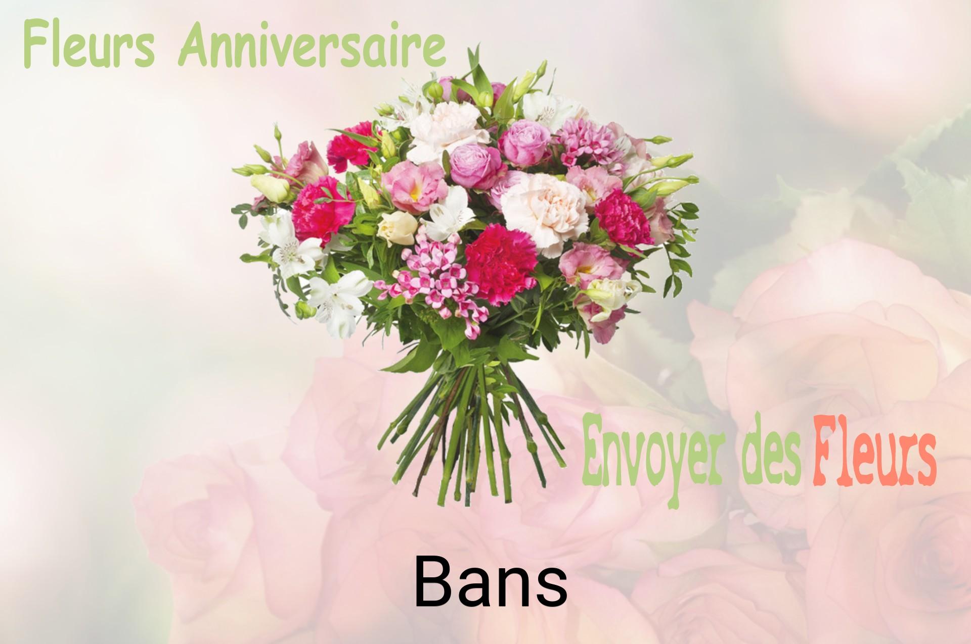 Bouquet de fleurs d’anniversaire livré à Bans
